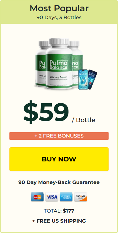 PulmoBalance 3 Bottles 90-Day Supply